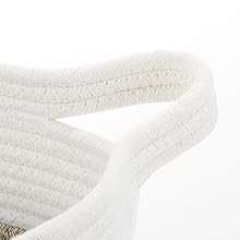 Large Cotton Rope Storage Basket – Foldable Laundry & Blanket Bin (55×38×30cm)