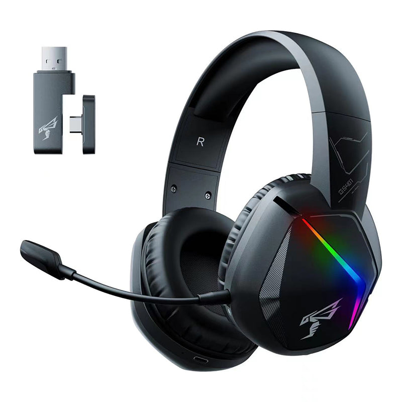 Auriculares para juegos inalámbricos SOMIC GS 7.1 - Batería de 45 horas - Compatible con PC, PS5, PS4 inalámbricamente y todos los dispositivos mediante conector de auriculares de 3.5 mm
