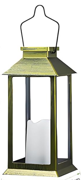 Neoglint solcellelanterne lys model - LED flammeløs stearinlys have dekorativ belysning - perfekt til udendørs arrangementer, baghavefester og borddekorationer