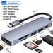 7-in-1 USB-C Docking Station – 4K 30Hz HDMI, PD 100W, USB 3.0 & SD/TF Card Reader