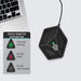 JV808 USB Conference Microphone — Omnidirectional Condenser Desktop Mic for PC & Laptop