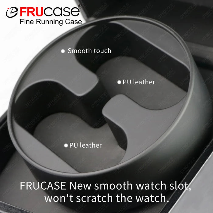 PU Watch Winder for Automatic Watches — 1 or 2 Watch, 2 Rotation Modes