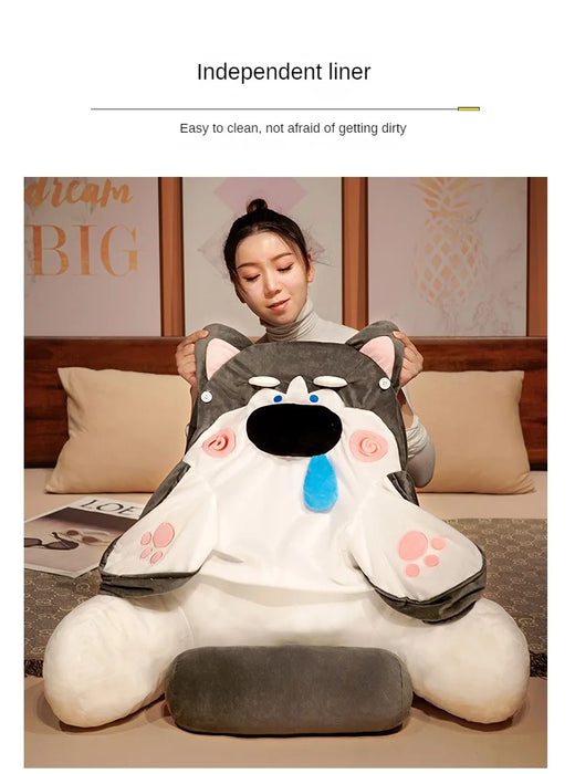 Cartoon Headboard Lumbar Pillow – Crystal Super Soft Bed & Sofa Back Cushion