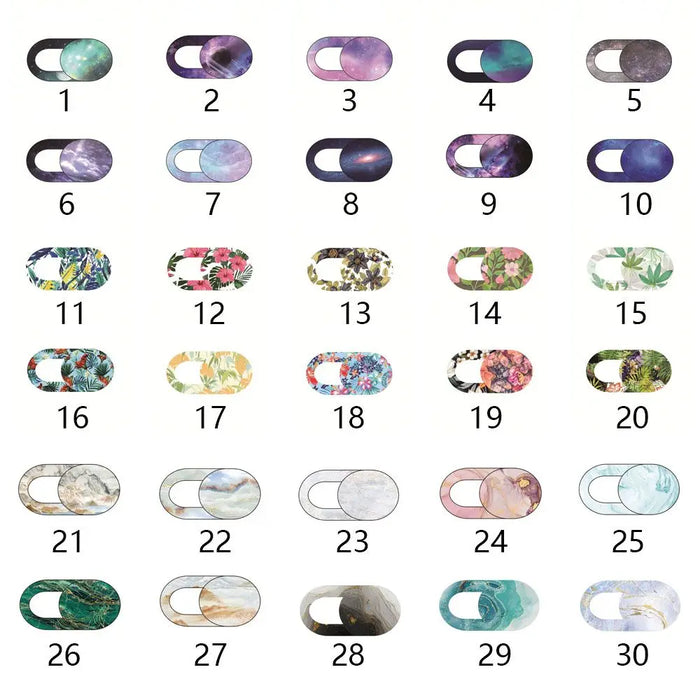 Universal Ultra-Thin Webcam Cover Slide — 2 Pack