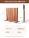 Acacia Wood Magnetic Knife Block – Modern Kitchen Holder with Strong Magnets