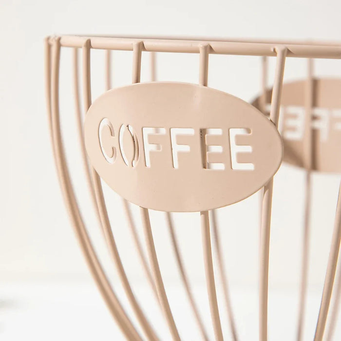 Metal Shelf for Coffee Capsules, Snacks and Sweets — Countertop Storage