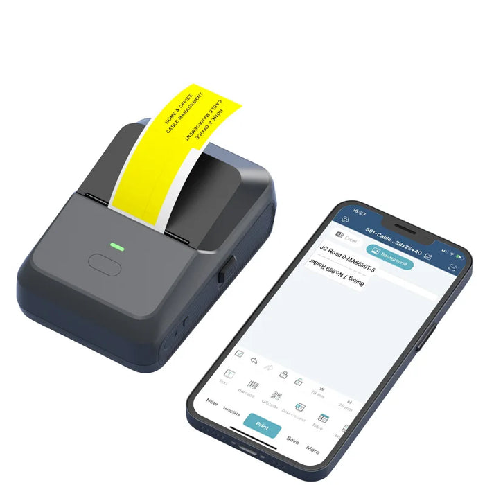 Portable Thermal Sticker Printer P2 — Wireless Bluetooth Label Maker (Inkless)