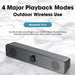 Portable Soundbar Speaker — Bluetooth 5.3 & Wired AUX, USB-powered, 2.0 Stereo