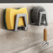 304 Stainless Steel Self‑Adhesive Sponge Holder – Sink Draining Rack