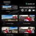 Dual-Lens Car DVR Dash Cam 1080P FHD — Front and Interior Recorder