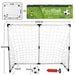 Portable Foldable Football Goal for Kids - Practice Net Frame
