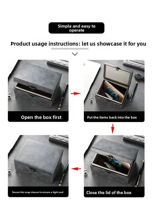 Faraday Box for Car Keys – RFID Signal‑Blocking Key Safe, Large Key Fob Protector