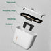 Hanging Bin for Cabinet Door with Lid — Wall-Mounted Kitchen & Bathroom Bin
