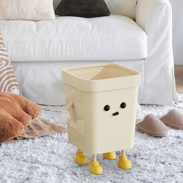 Creative Cute Trash Can — Open-Top Compost Bucket & Dustbin for Home