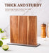 Acacia Wood Magnetic Knife Block – Modern Kitchen Holder with Strong Magnets