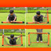 Foldable Kids Football Goal with Ball, Pump & Ground Pegs