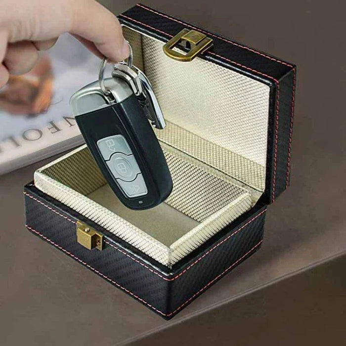 Faraday Anti-Theft Box — RFID & Key Fob Signal Blocker (11.6×9×5.8cm)