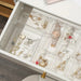 7-Piece Clear Plastic Drawer Organiser Set for Desk & Bathroom