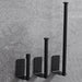 No‑Punch Stainless Steel Paper Towel Holder — Adhesive Kitchen Roll & Wrap Rack