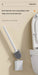 Mini Silicone Toilet Brush — Detachable Pole & Drip-Proof Holder