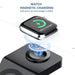 3‑in‑1 Magnetic Wireless Charging Stand for iPhone, Apple Watch & AirPods (USB‑C)