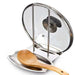 Stainless Steel Pot Lid & Utensil Rack — Multi‑Functional Kitchen Organiser