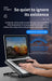 Q100 Laptop Cooling Pad — Twin Fans, LED Screen & Dual USB Ports