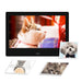 7-inch Digital Photo Frame — 16:9 LED Display, Photo, Video & Music, Clock & Calendar