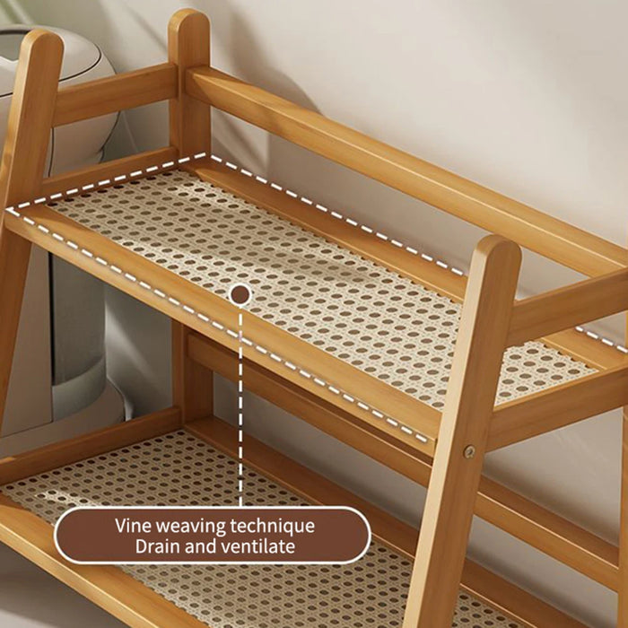 2-Tier Bamboo Spice Rack – Counter & Cabinet Organiser