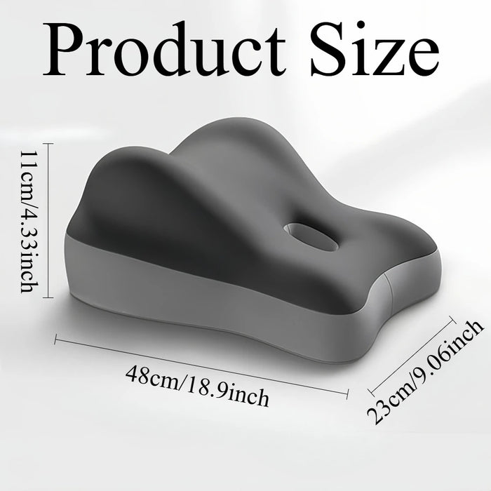 Memory Foam Headboard Pillow — Multipurpose Bed Support 48x41x23 cm