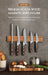 Magnetic Knife Holder 400mm — Acacia Wood Kitchen Rack (Holder Only)
