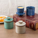 Kiln-turned Ceramic Butter Dish with Lid — Round Countertop Storage