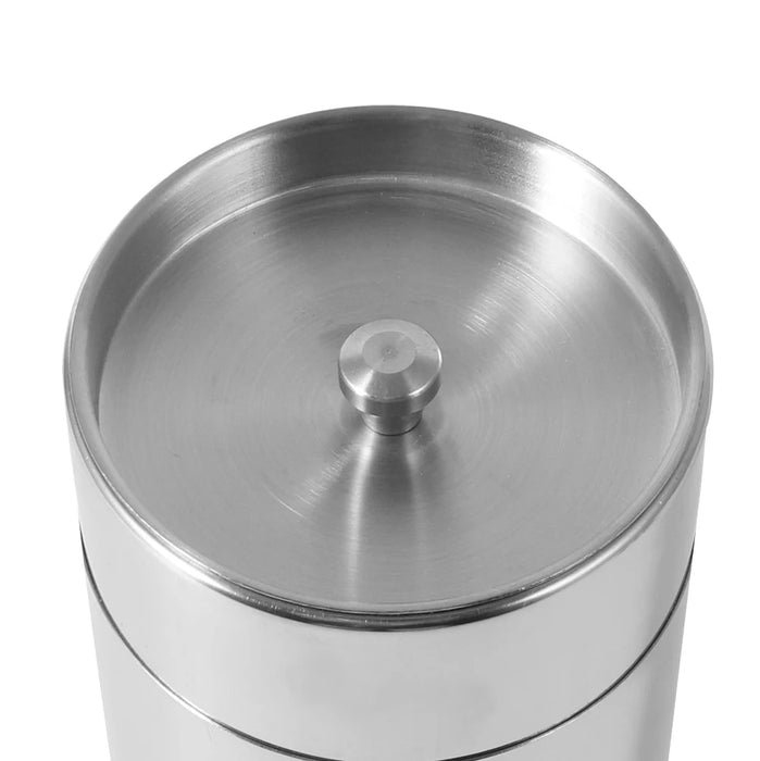 Stainless Steel Tea & Coffee Canisters — 304 Kitchen Storage Tins (S & L)