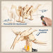 Wooden Dinosaur STEM Model Kit – choose 1 or 4 pcs (T‑Rex, Triceratops, Pterosaur, Brachiosaurus)