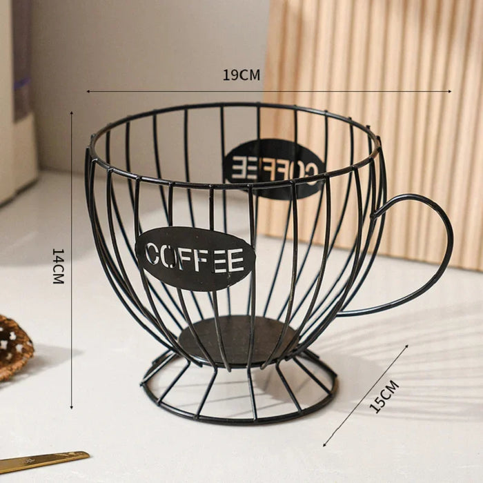 Metal Shelf for Coffee Capsules, Snacks and Sweets — Countertop Storage