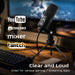 USB Condenser Microphone K669B — Metal Body, Cardioid, Gain Knob, USB Plug-and-Play