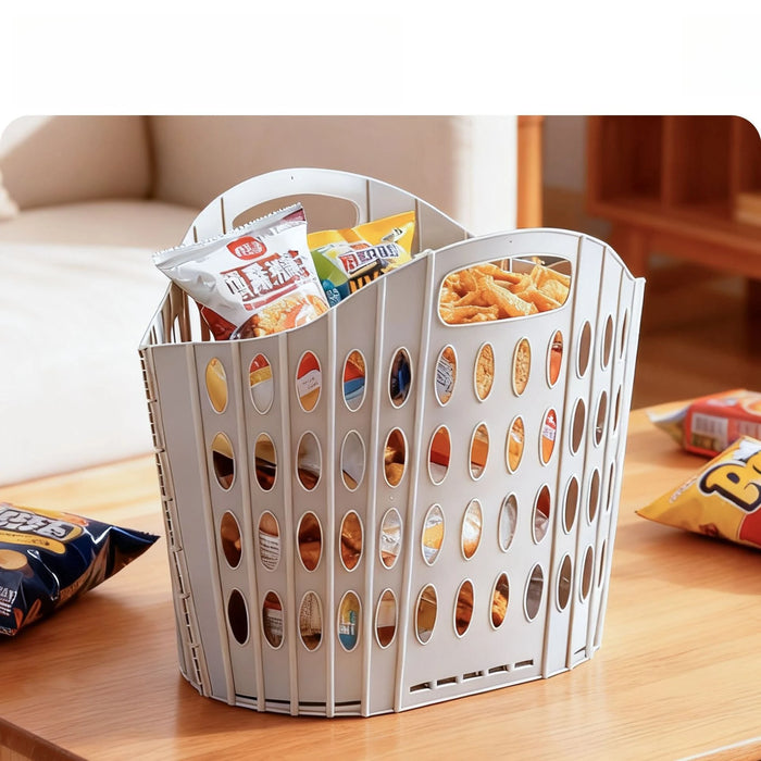 Collapsible Laundry Hamper – Foldable, Portable Clothes Organiser for Home & Bathroom