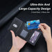 Trifold Magnetic PU Leather MagSafe Card Wallet for iPhone 16/15 Pro/Max/Plus/Mini
