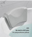 Spa Neck Bath Pillow with Suction Cups — Waterproof Polyurethane Headrest
