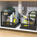 Under-Sink Sliding Drawer Organiser — Metal Pull-Out Shelves for Kitchen, Bathroom & Garage