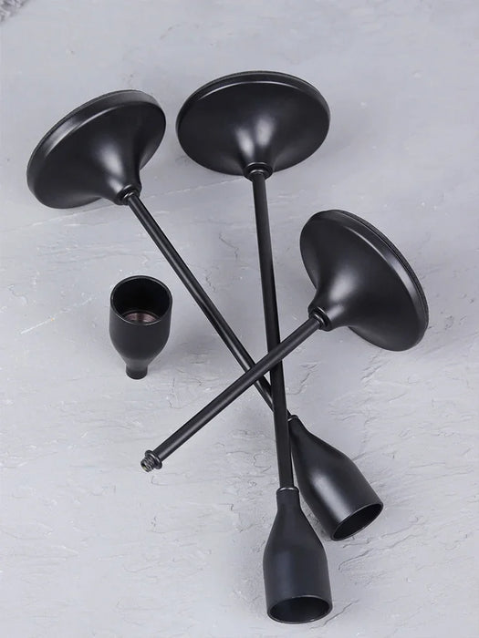 3-Piece European-Style Metal Candlestick Set – Wedding & Table Holders