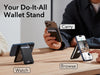 Vegan Leather MagSafe Wallet with Adjustable Stand — 5-Card Holder for iPhone 12–16