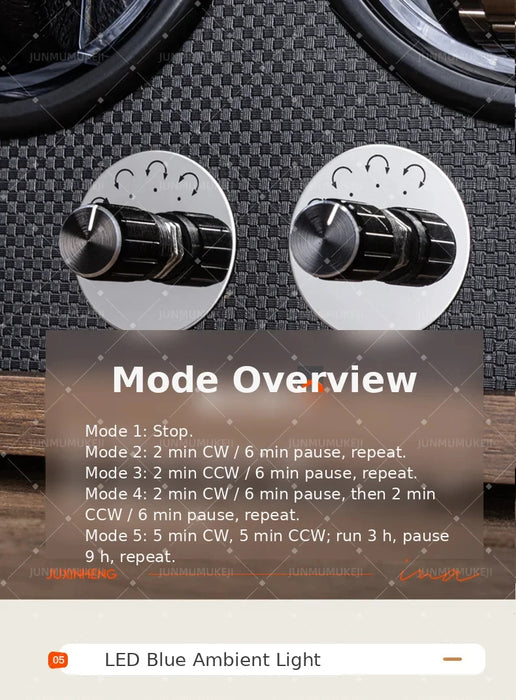 Wooden USB Watch Winder for Automatic Watches — Silent Mabuchi Motor