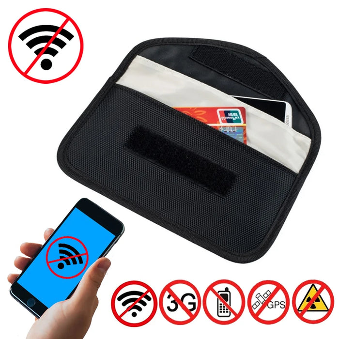 Signal‑Blocking Pouch for Car Keys & Phones – RFID, GPS and NFC Protection