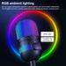 USB Condenser Microphone with RGB — 192kHz/24bit Cardioid Mic for Streaming & Recording