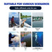 Portable 4.3-inch Fish Finder with 1080P Camera, 220° View & Night Vision