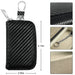 RFID Faraday Key Fob Pouch – PU Leather Signal Blocking Case
