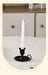 Retro Metal Candle Holder with Handle — European-Style Centrepiece for Dining Table, Weddings & Festive Décor