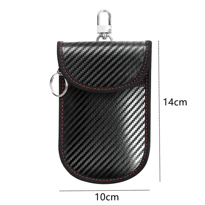 Faraday Key Fob Signal Blocker – Carbon Fibre RFID Protector (Various Sizes)