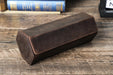 Vintage Genuine Leather Watch Roll Travel Case — 1/2/3/4/6/8 Slot Organiser